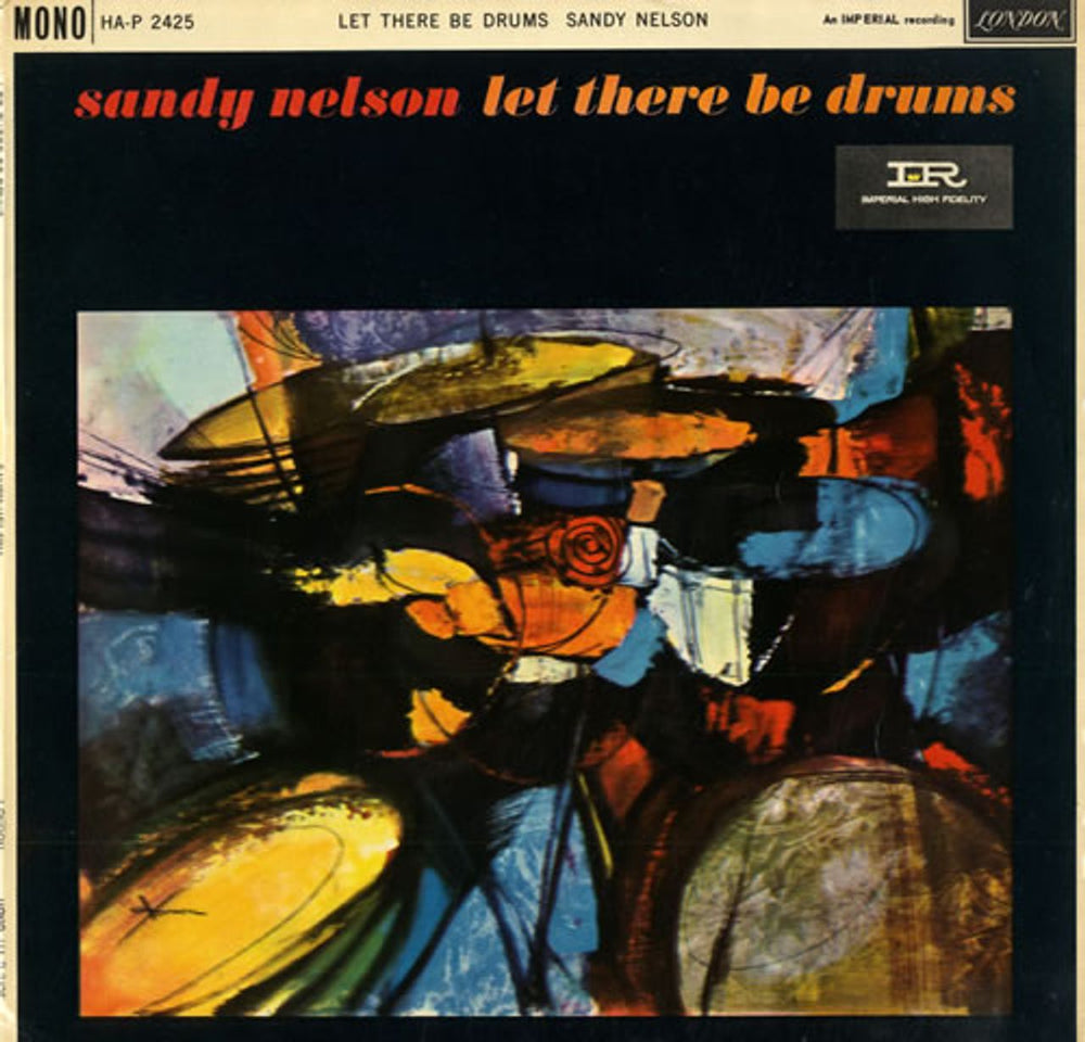 Sandy Nelson Let There Be Drums UK vinyl LP album (LP record) HA-P2425