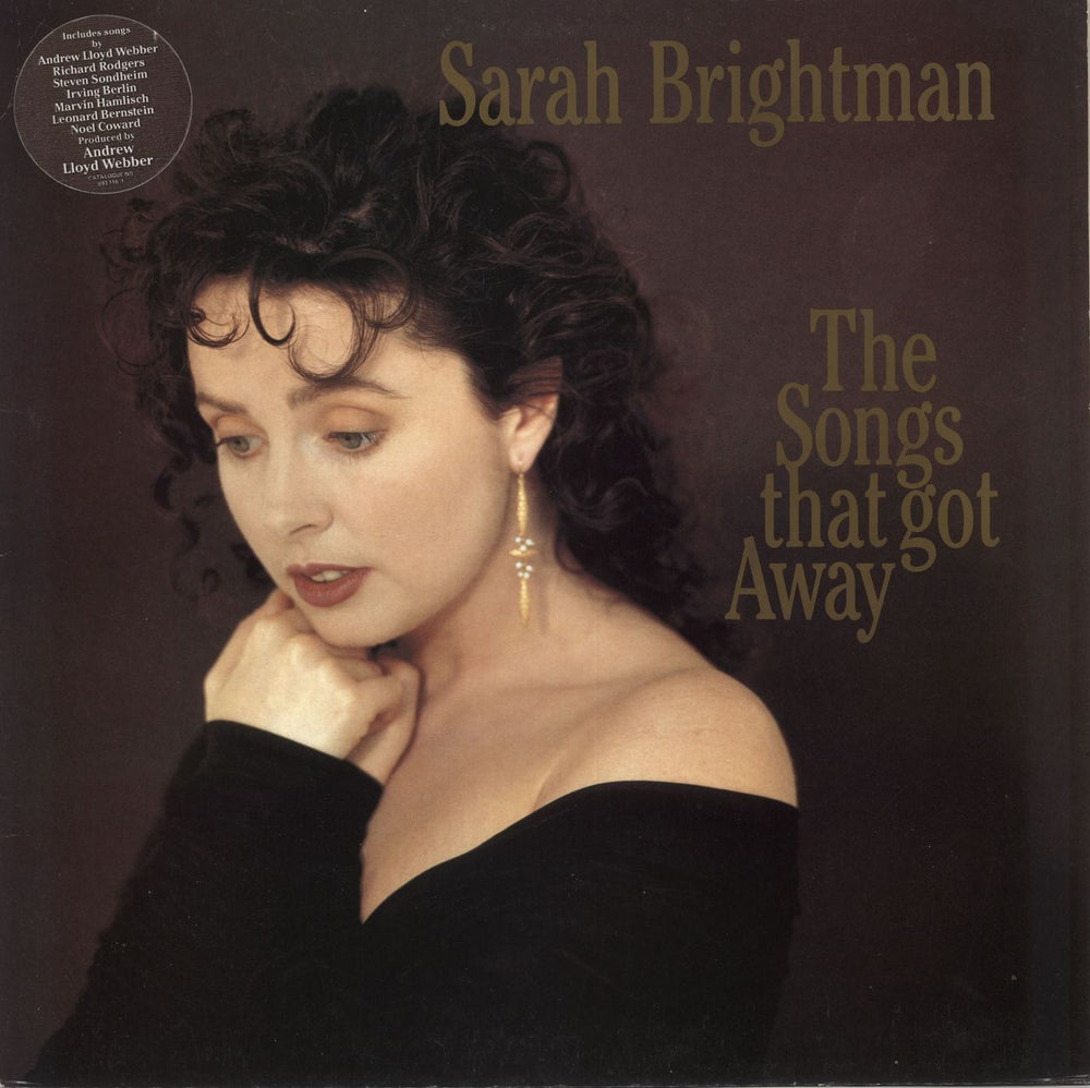 Sarah Brightman The Songs That Got Away UK vinyl LP album (LP record) 839116-1