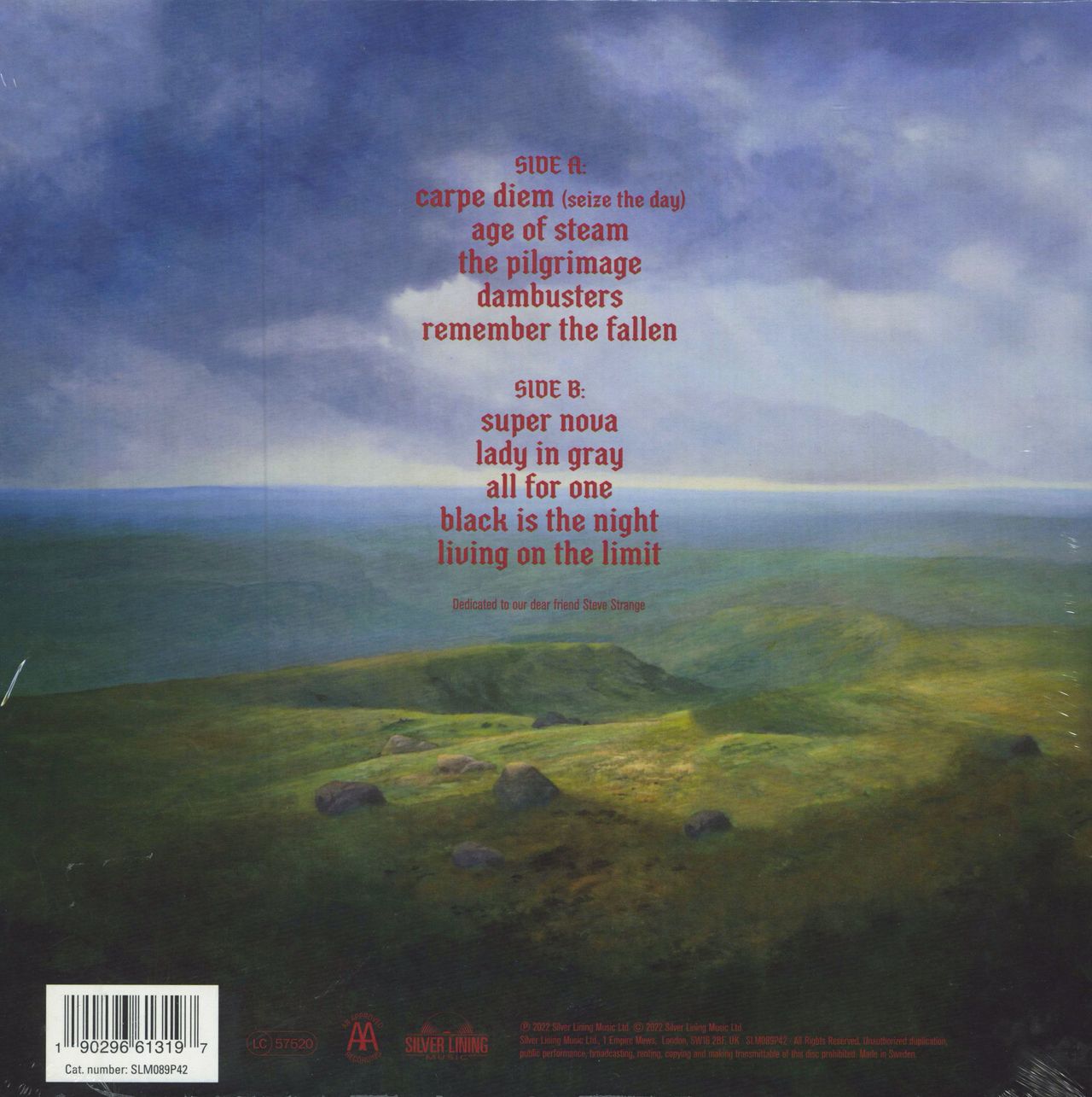 Saxon Carpe Diem UK vinyl LP album (LP record) 190296613197