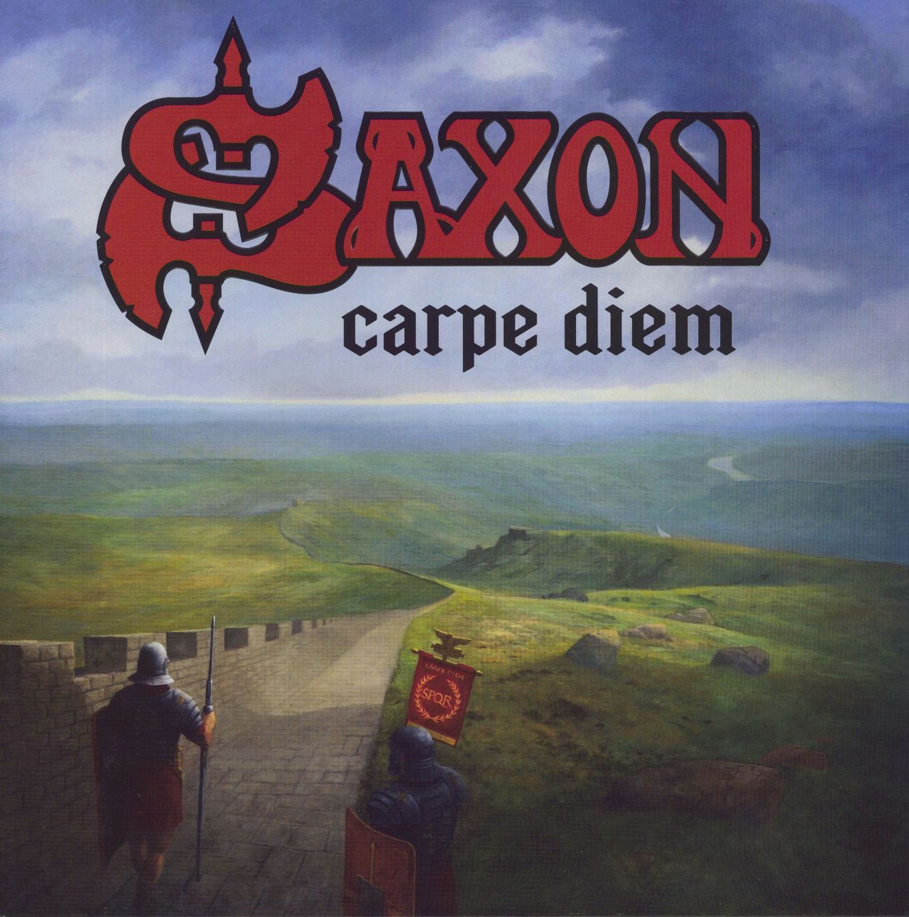Saxon Carpe Diem UK vinyl LP album (LP record) SLM089P42
