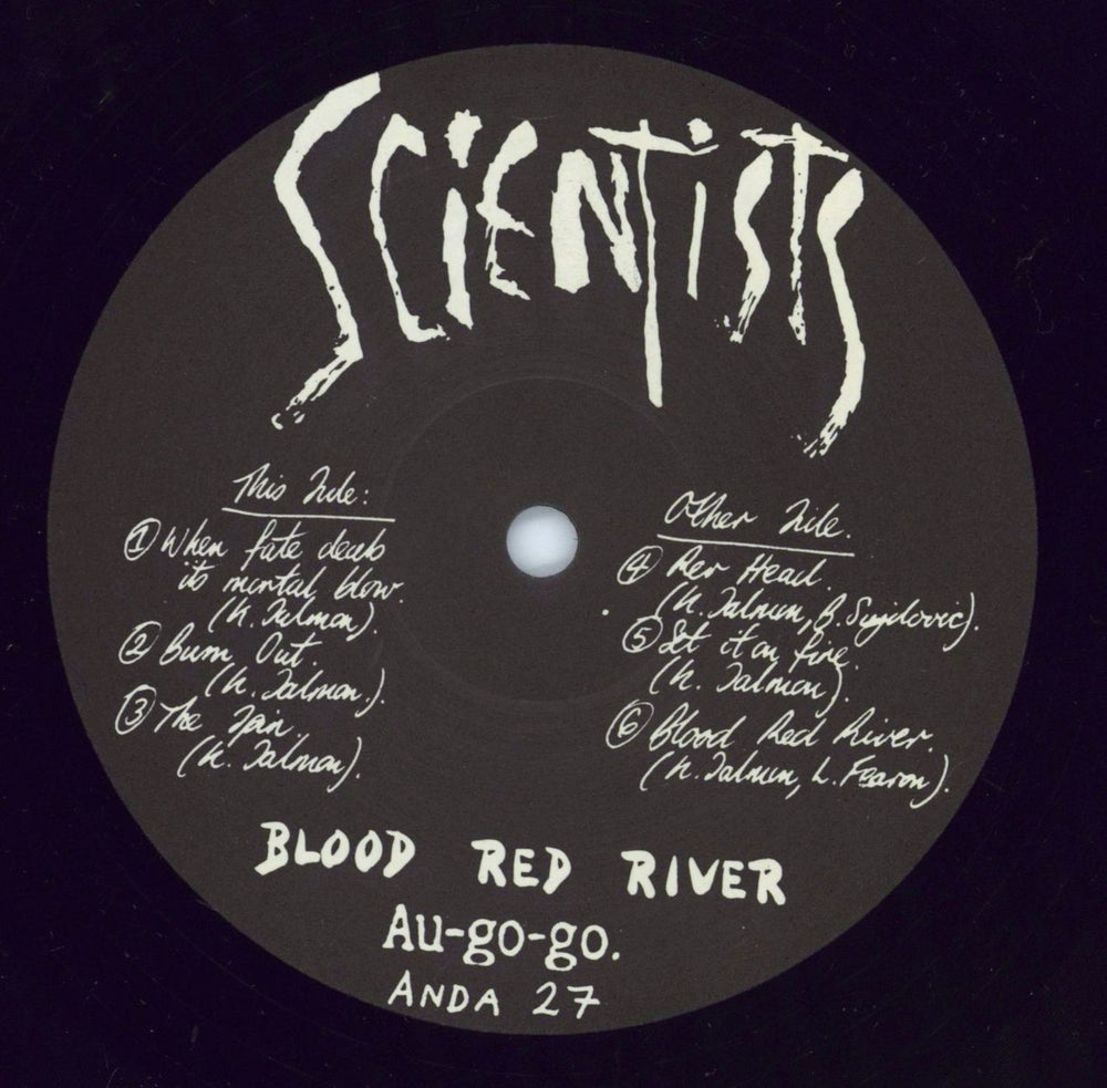 Scientists Blood Red River UK vinyl LP album (LP record) SF9LPBL768128