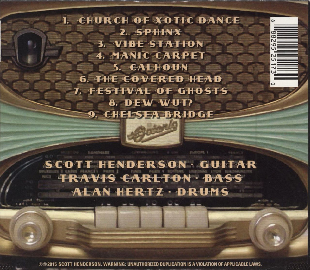 Scott Henderson Vibe Station US CD album (CDLP) 888295251730