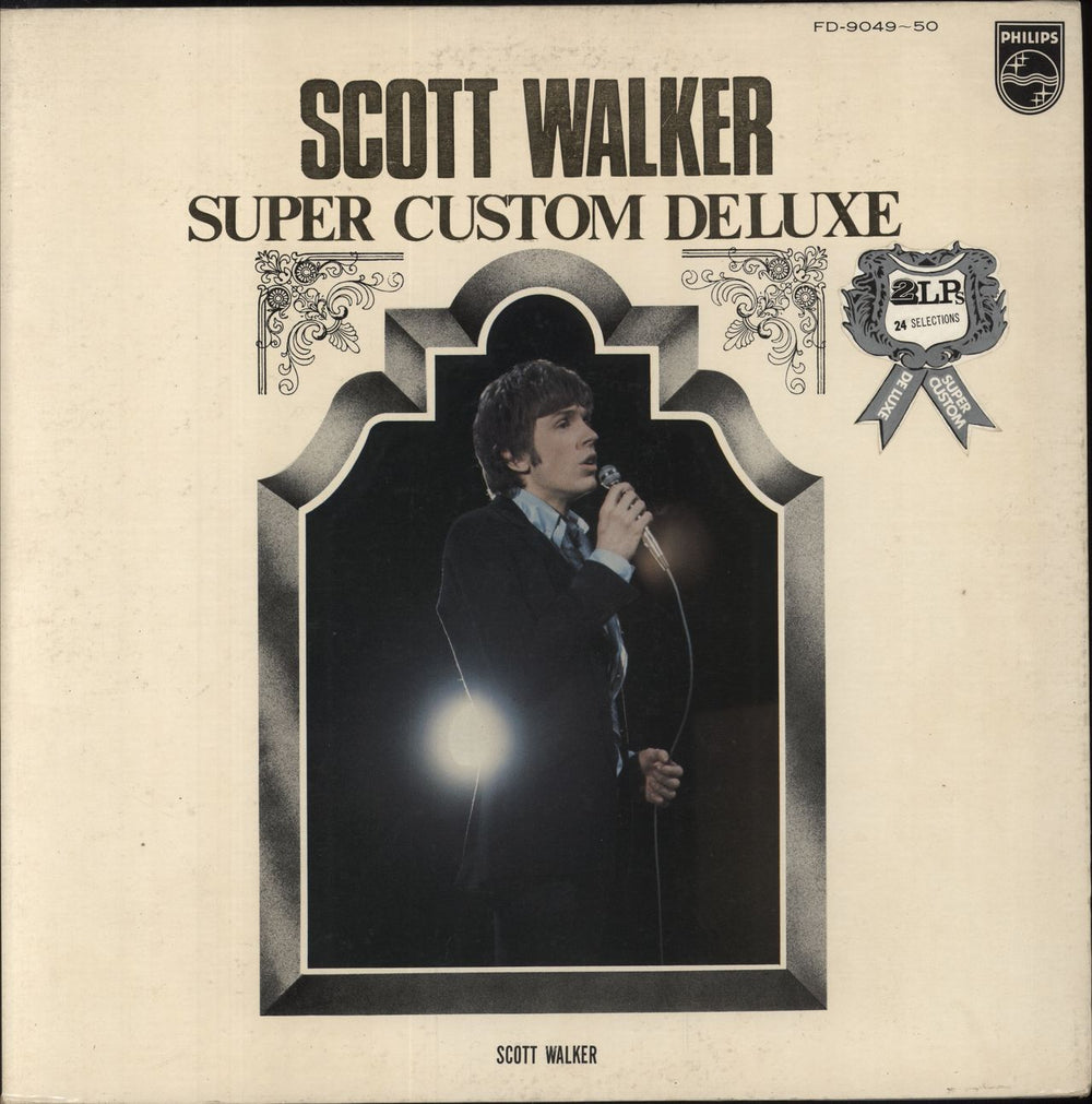 Scott Walker Super Custom Japanese 2-LP vinyl record set (Double LP Album) FD-9049~50