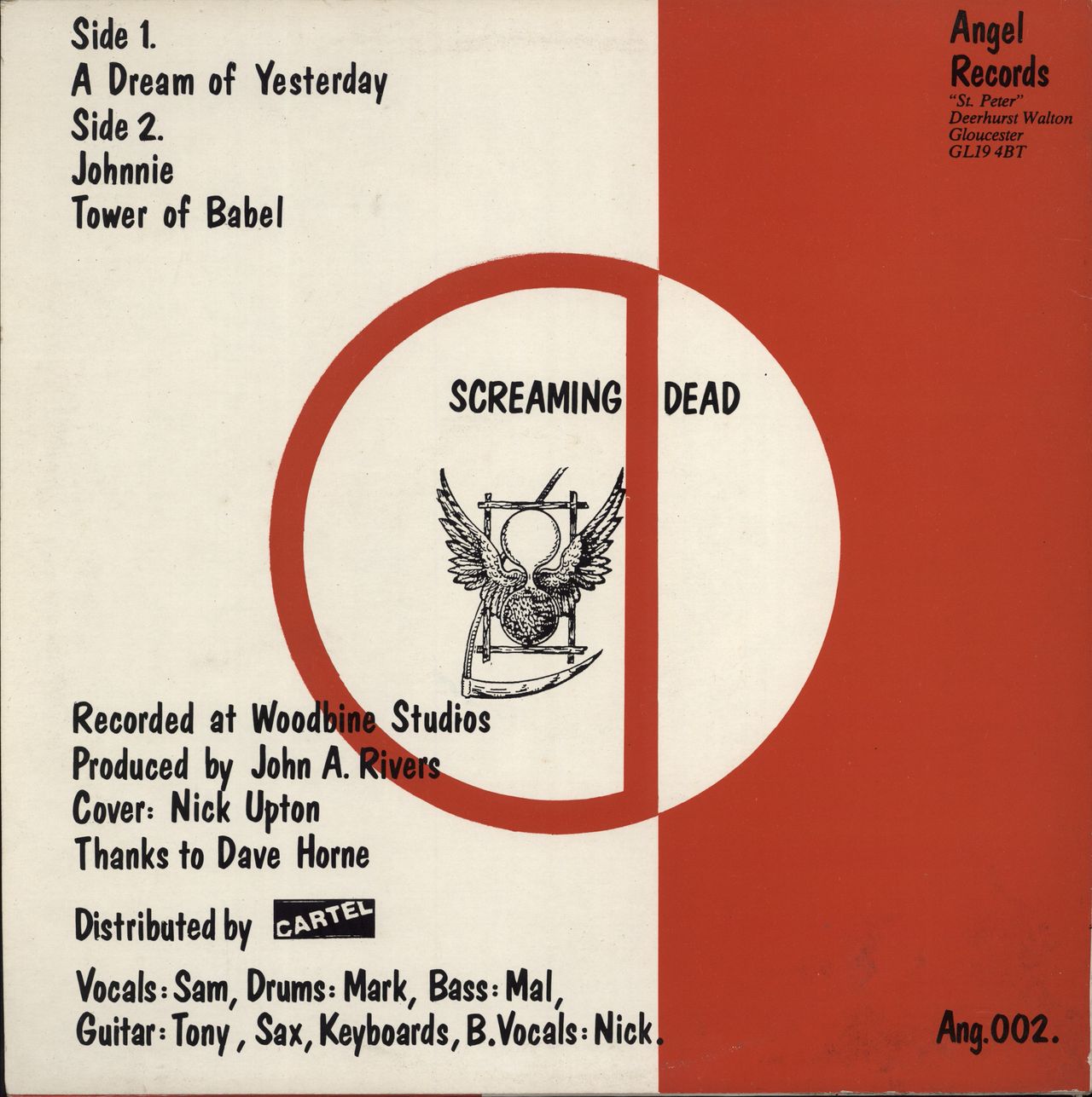 Screaming Dead A Dream Of Yesterday UK 12" vinyl single (12 inch record / Maxi-single)