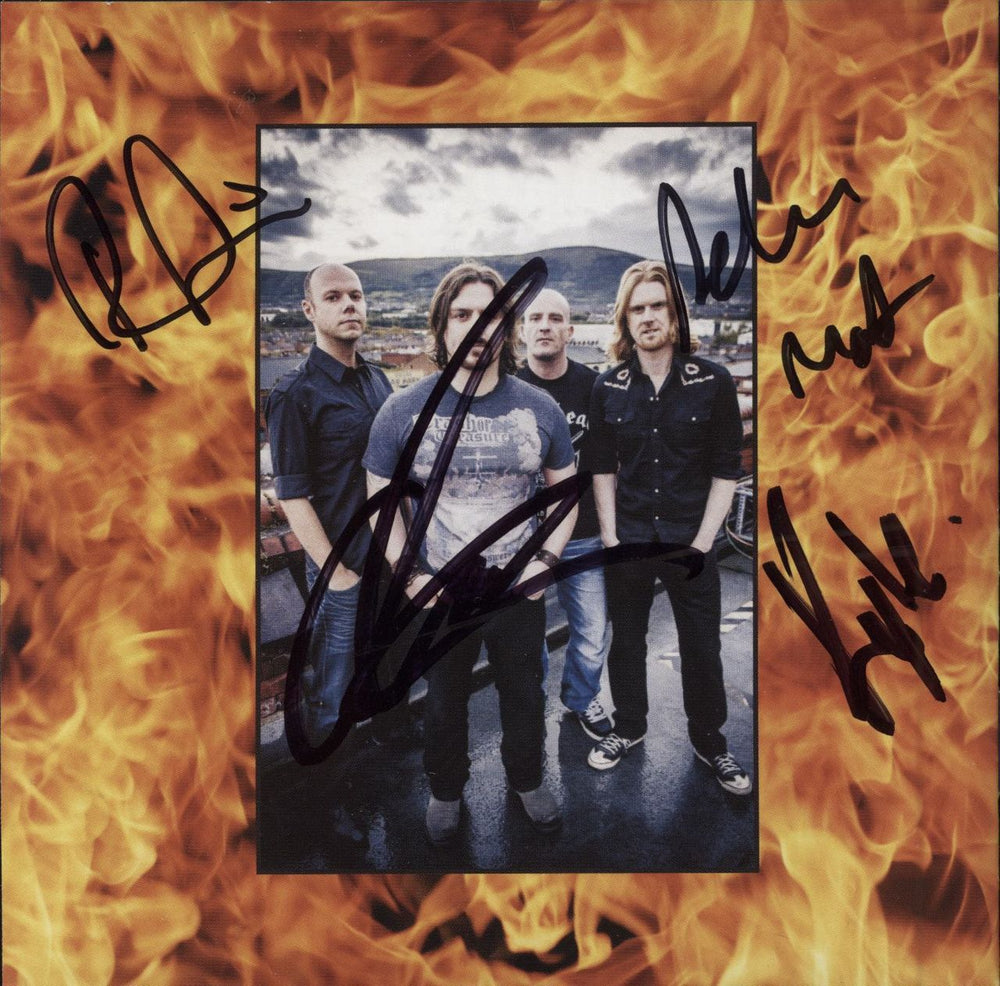 Screaming Eagles From The Flames - Fully Autographed UK CD album (CDLP) 3-7CDFR779607