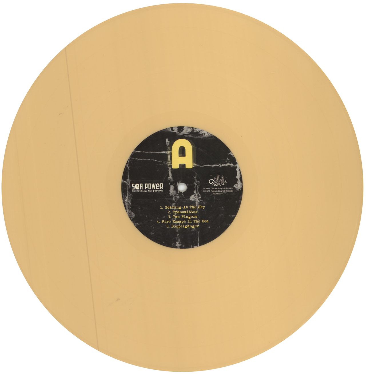Sea Power Everything Was Forever - Yellow vinyl + Artwork print UK vinyl LP album (LP record) BPWLPEV786323