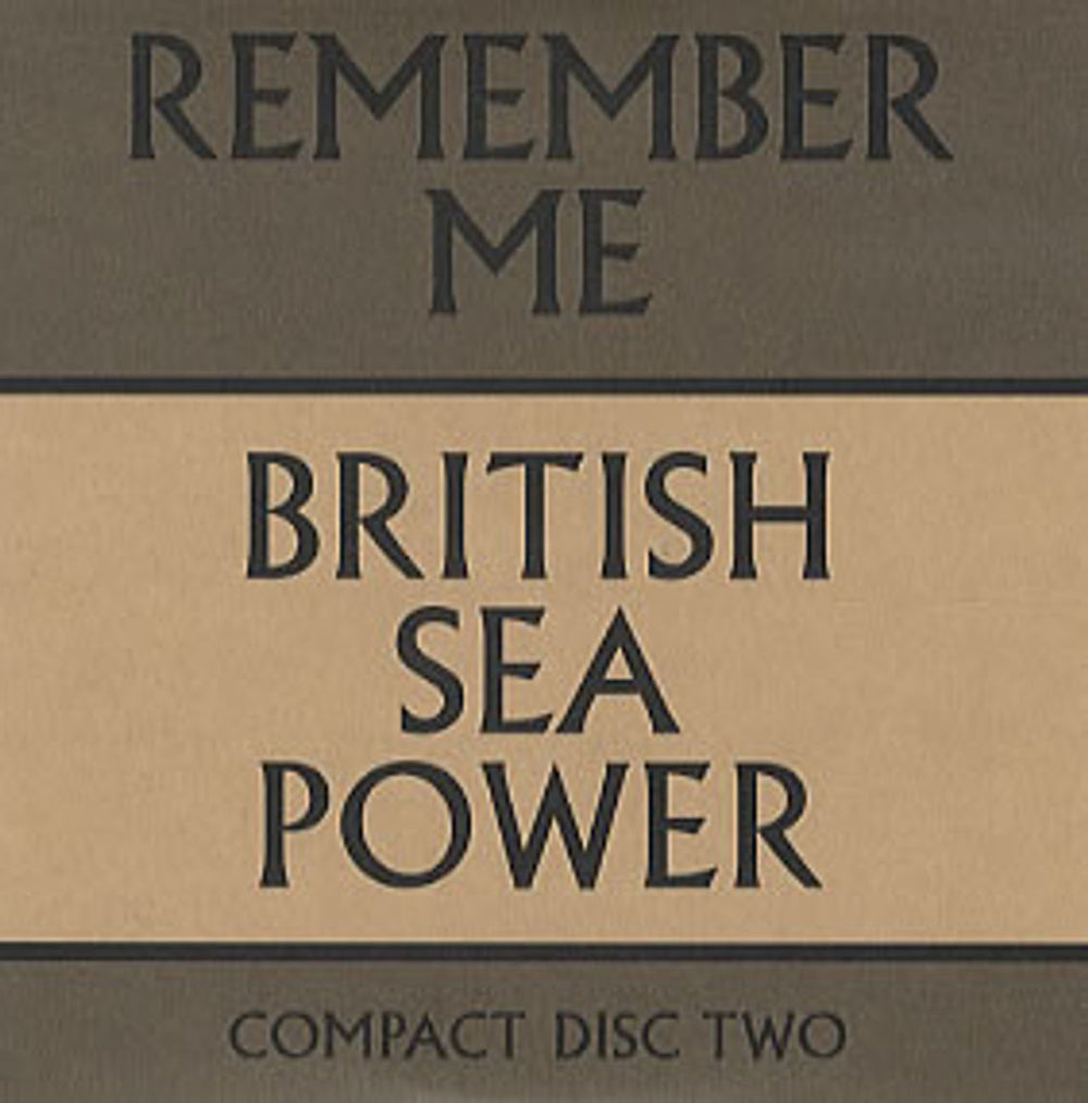 Sea Power Remember Me UK 2-CD single set (Double CD single) BPW2SRE261026