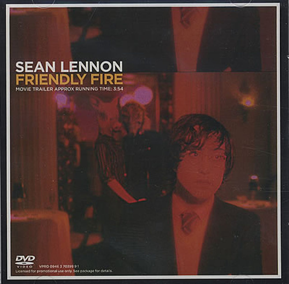 Sean Lennon Friendly Fire Movie Trailor US Promo DVD VPRO-70399-9