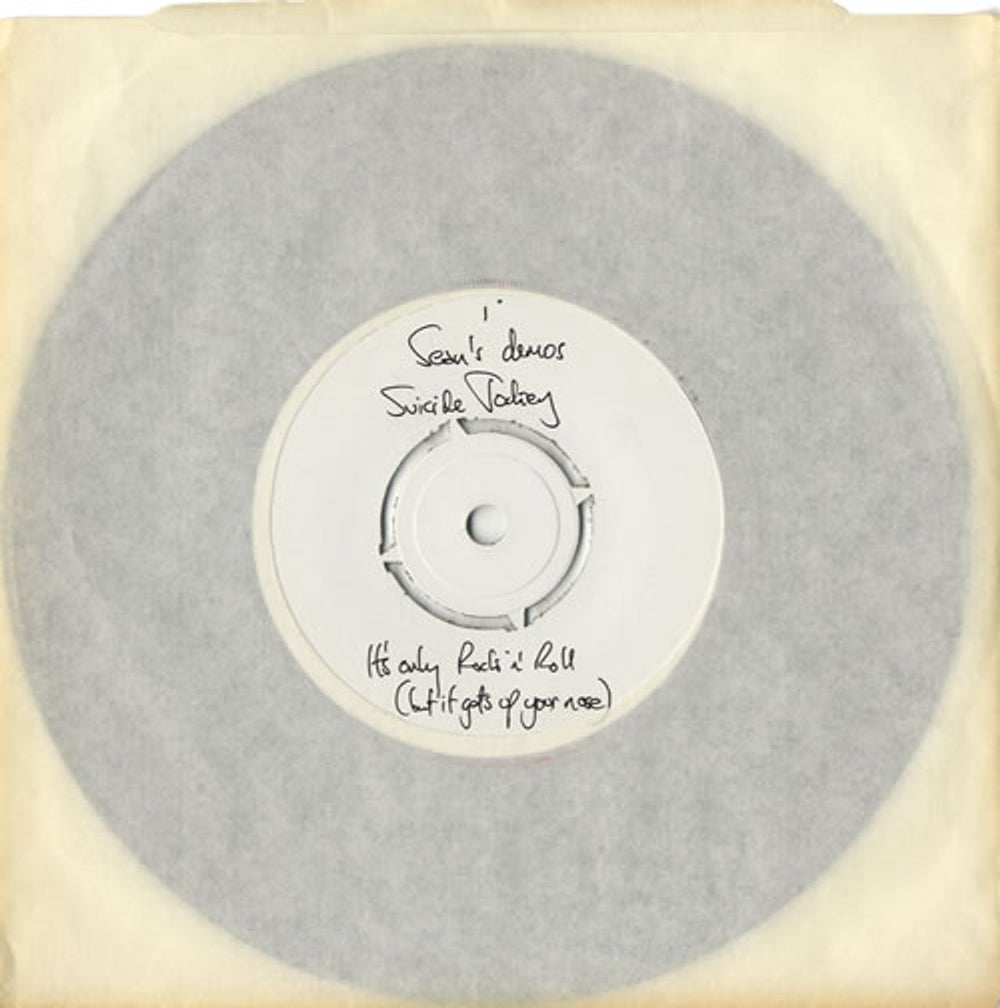 Sean Tyla Sean's Demos UK Promo 7" vinyl single (7 inch record / 45) SEAN1