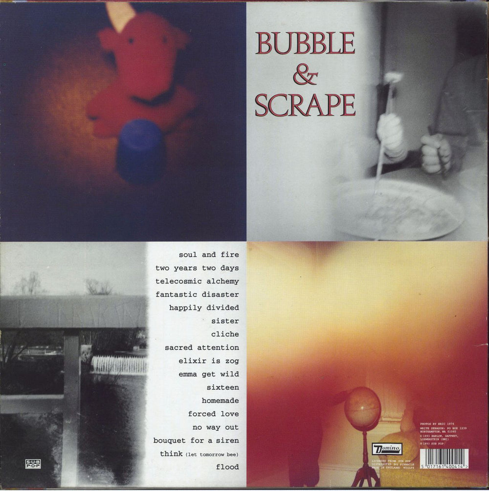 Sebadoh Bubble & Scrape UK vinyl LP album (LP record) 5017161400414