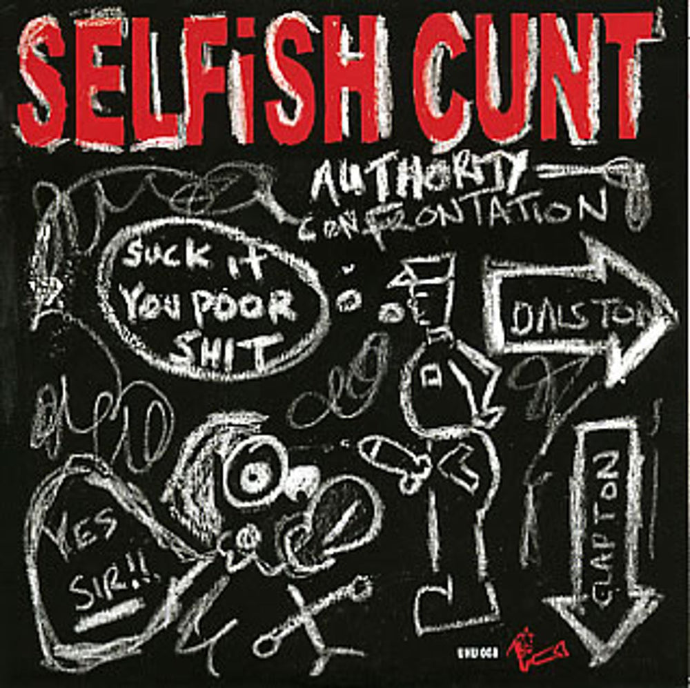 Selfish Cunt Authority Confrontation UK CD single (CD5 / 5") UHU008