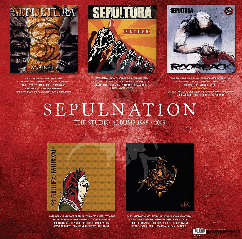 Sepultura Sepulnation: The Studio Albums 1998-2009 - 8LP Box Set - Sealed UK Vinyl Box Set 4050538670844