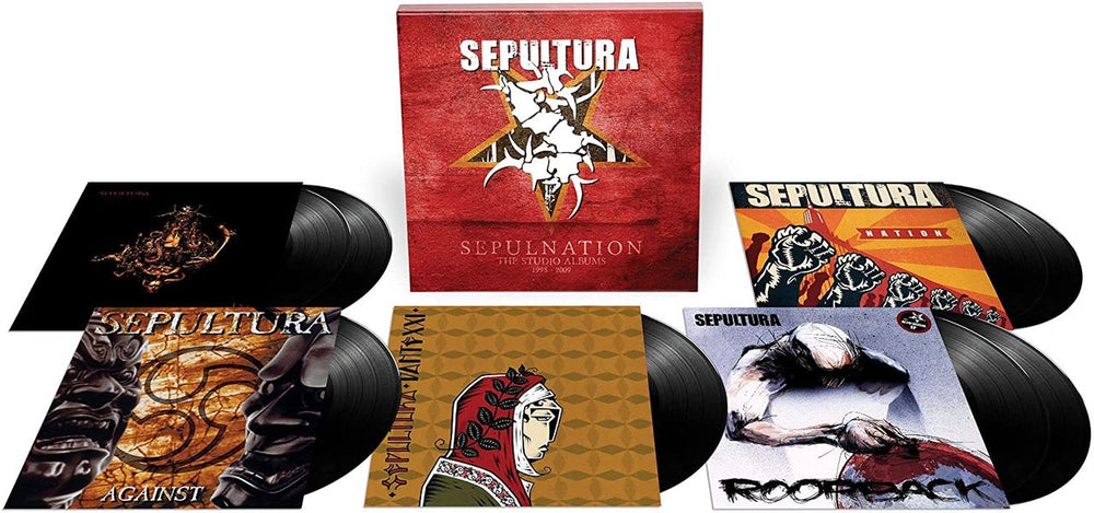 Sepultura Sepulnation: The Studio Albums 1998-2009 - 8LP Box Set - Sealed UK Vinyl Box Set BMGCAT511BOX