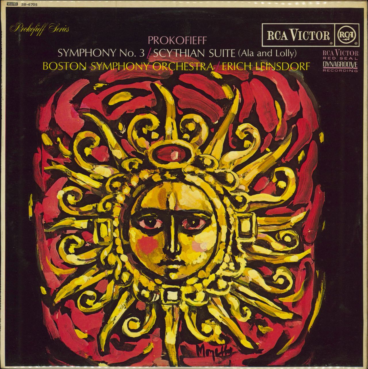 Sergei Prokofiev Symphony No. 3 / Scythian Suite (Ala And Lolly) UK vinyl LP album (LP record) SB-6705