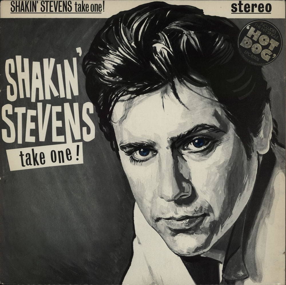 Shakin' Stevens Take One! - Stickered sleeve - EX UK vinyl LP album (LP record) EPC83978