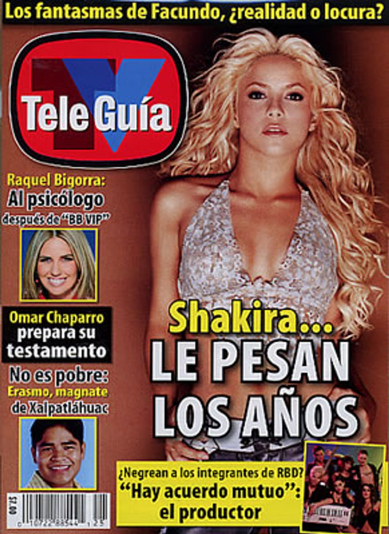 Shakira Tele Guia Mexican Magazine — RareVinyl.com