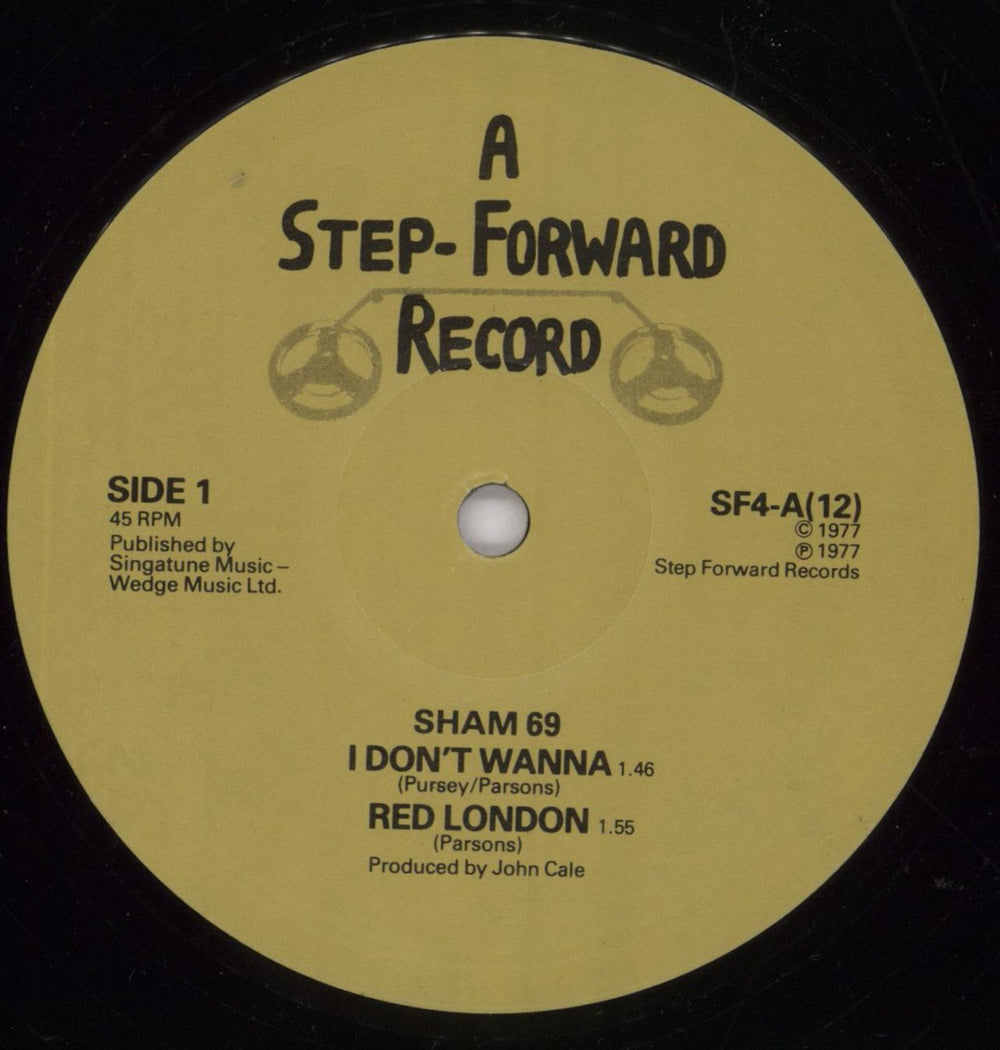 Sham 69 I Don't Wanna - 2nd UK 12" vinyl single (12 inch record / Maxi-single) S6912ID829131