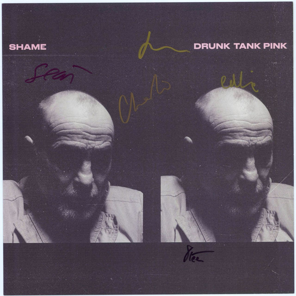 Shame Drunk Tank Pink - Galaxy Pink Vinyl + Signed Art Card UK vinyl LP album (LP record)