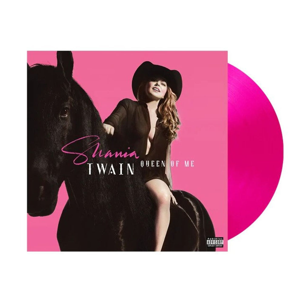 Shania Twain Queen Of Me - Neon Pink Vinyl - Sealed UK vinyl LP album (LP record) 00602448764454