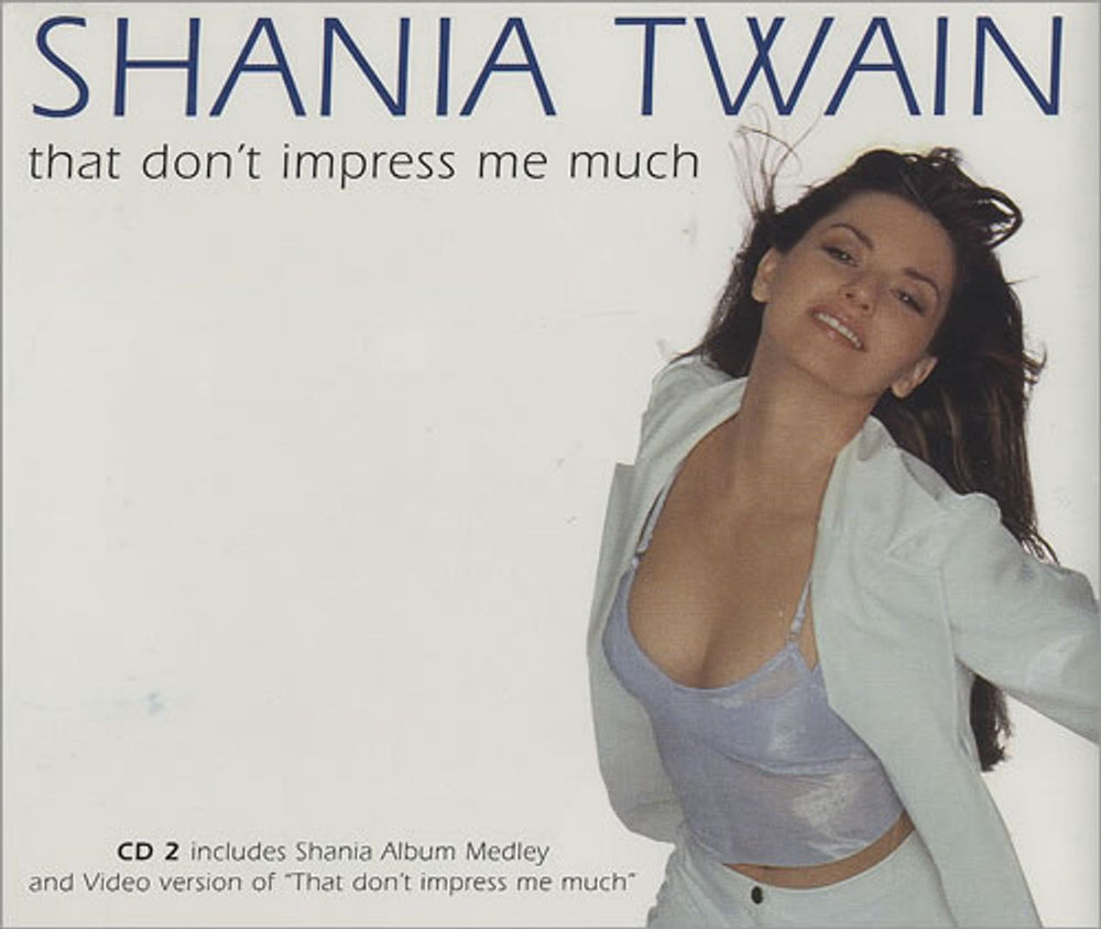 Shania Twain That Don't Impress Me Much UK 2-CD single set (Double CD single) SIA2STH136293