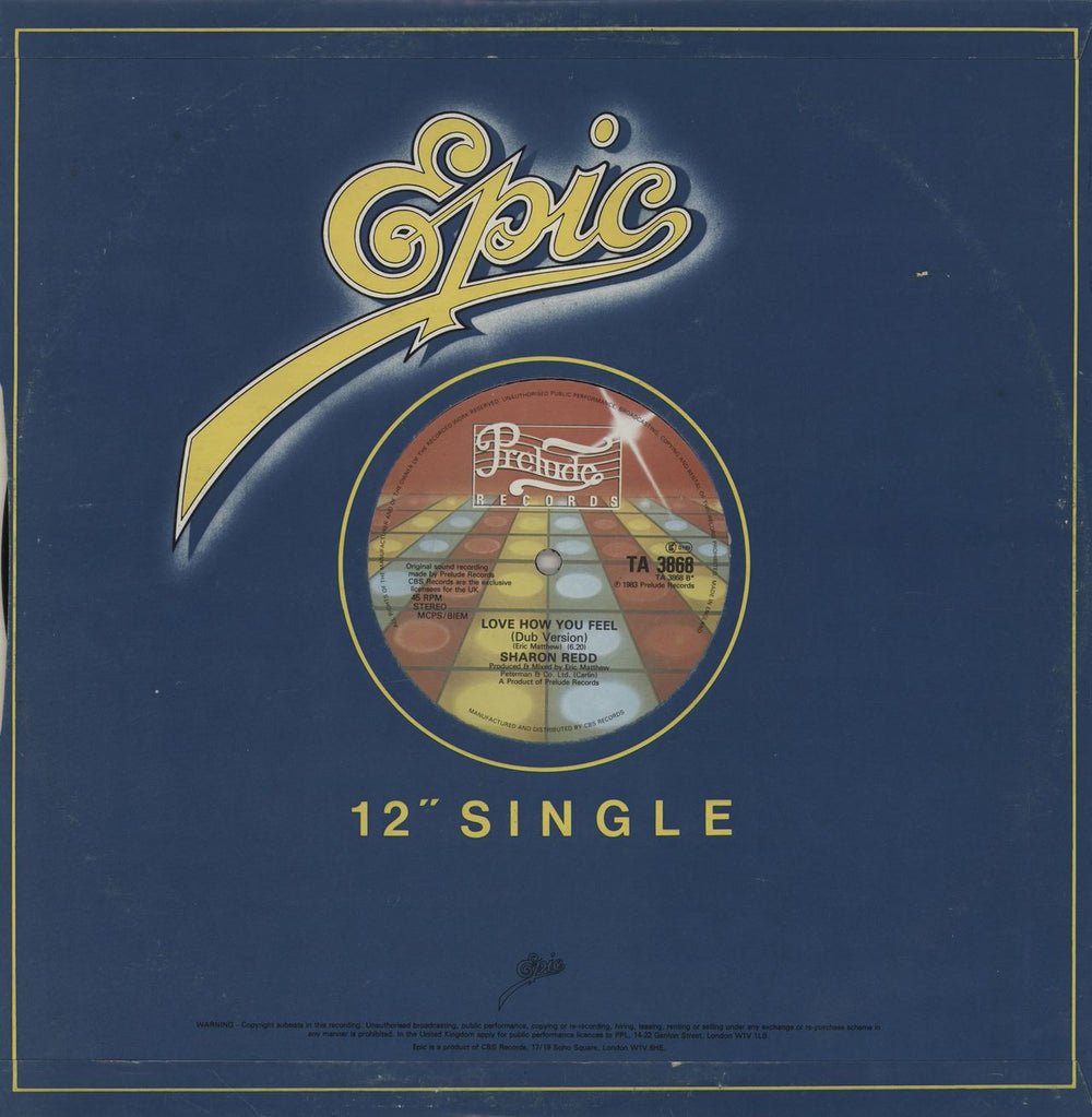 Sharon Redd Love How You Feel UK 12" vinyl single (12 inch record / Maxi-single)