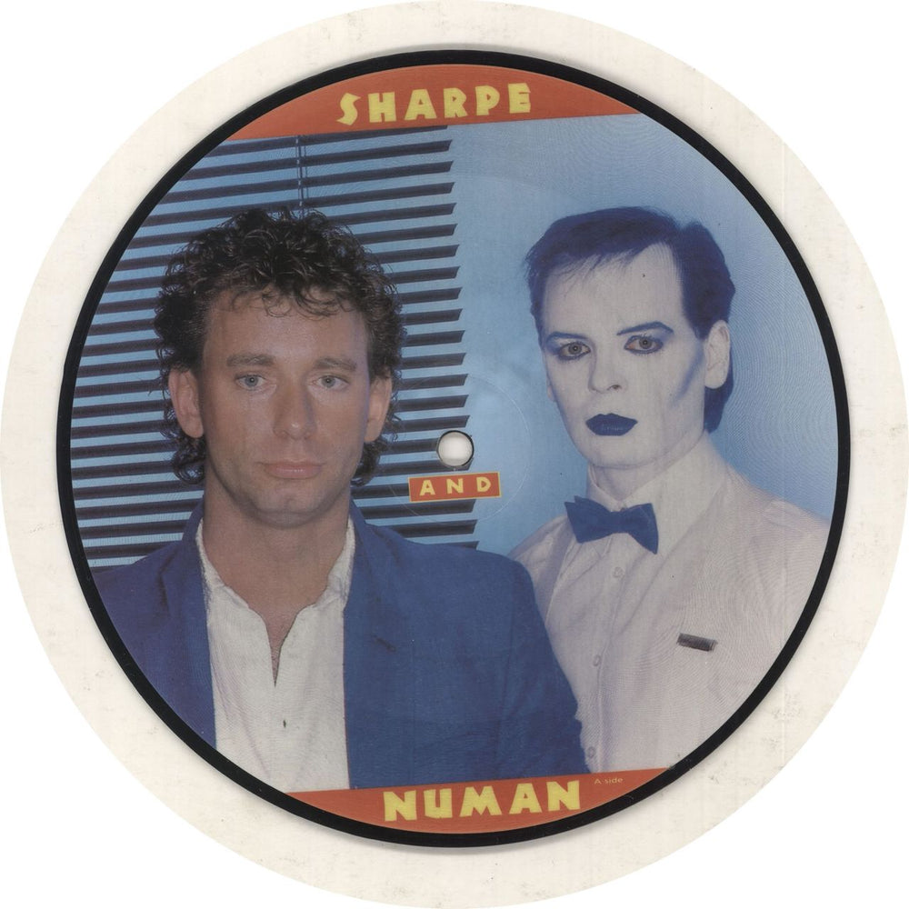 Sharpe & Numan Change Your Mind UK 7" vinyl picture disc (7 inch picture disc single) POSPP722