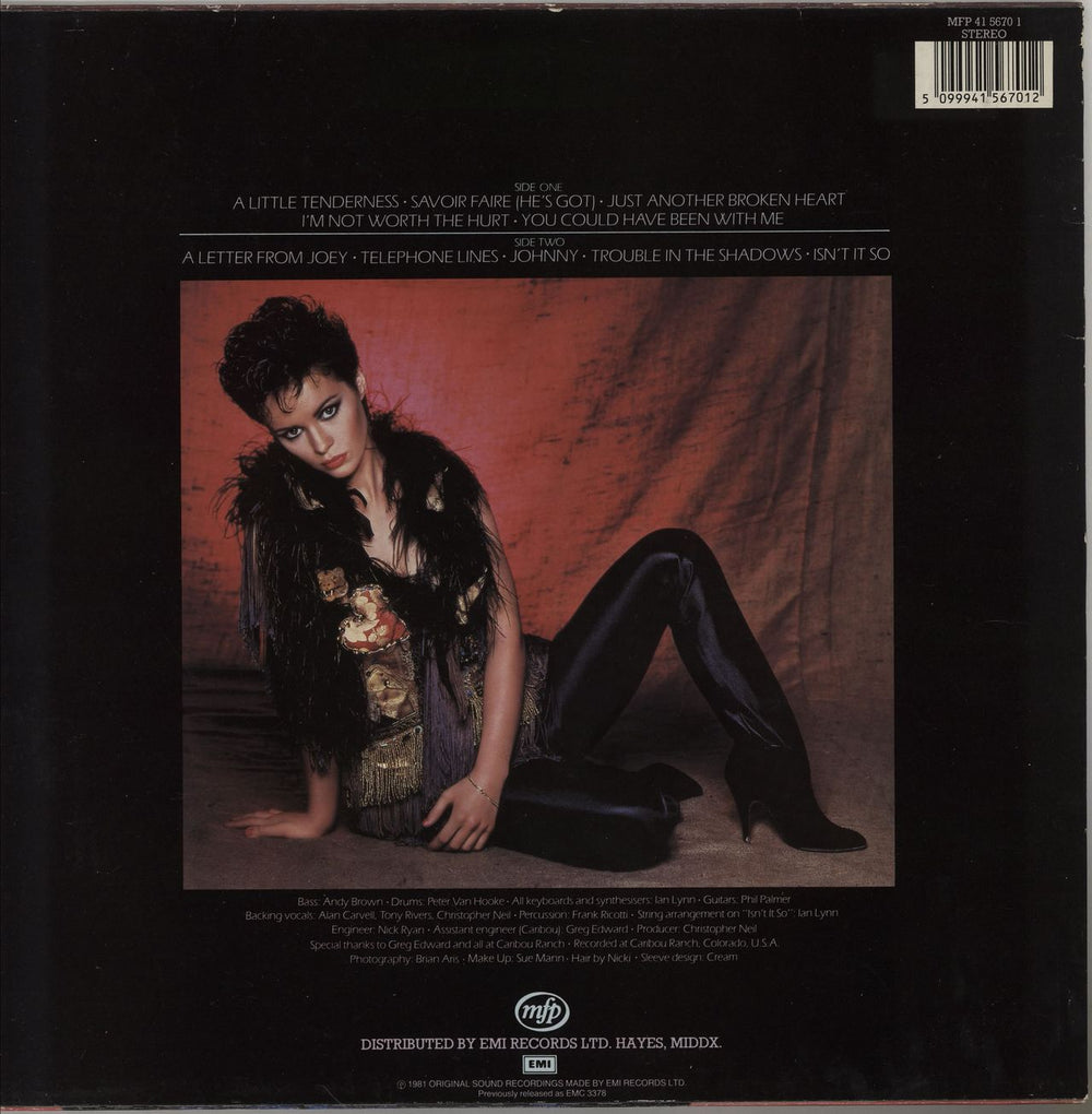 Sheena Easton You Could Have Been With Me UK vinyl LP album (LP record)