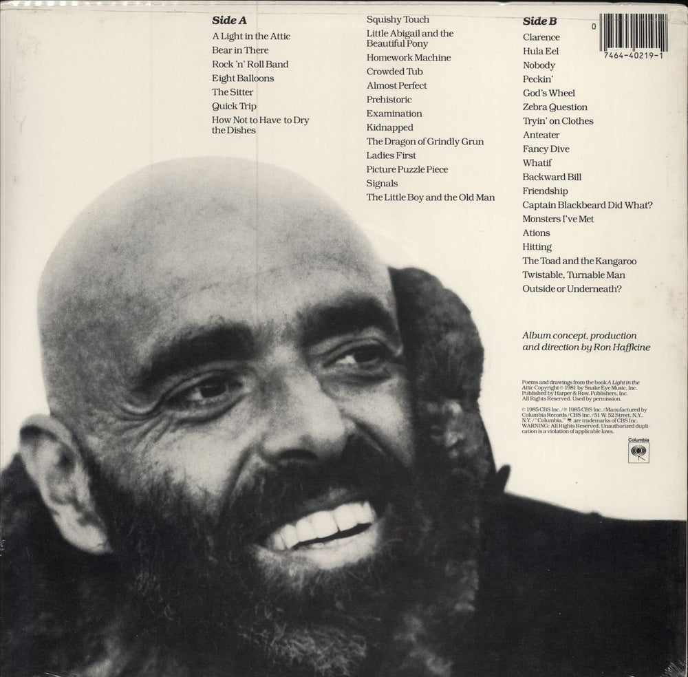 Shel Silverstein A Light In The Attic - Sealed - Stickered US vinyl LP album (LP record)