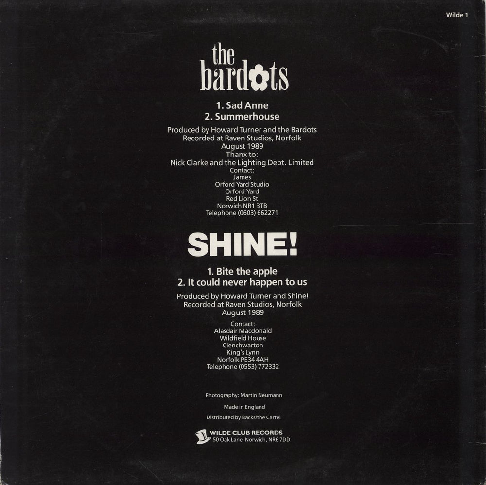 Shine! Bite The Apple UK 12" vinyl single (12 inch record / Maxi-single)