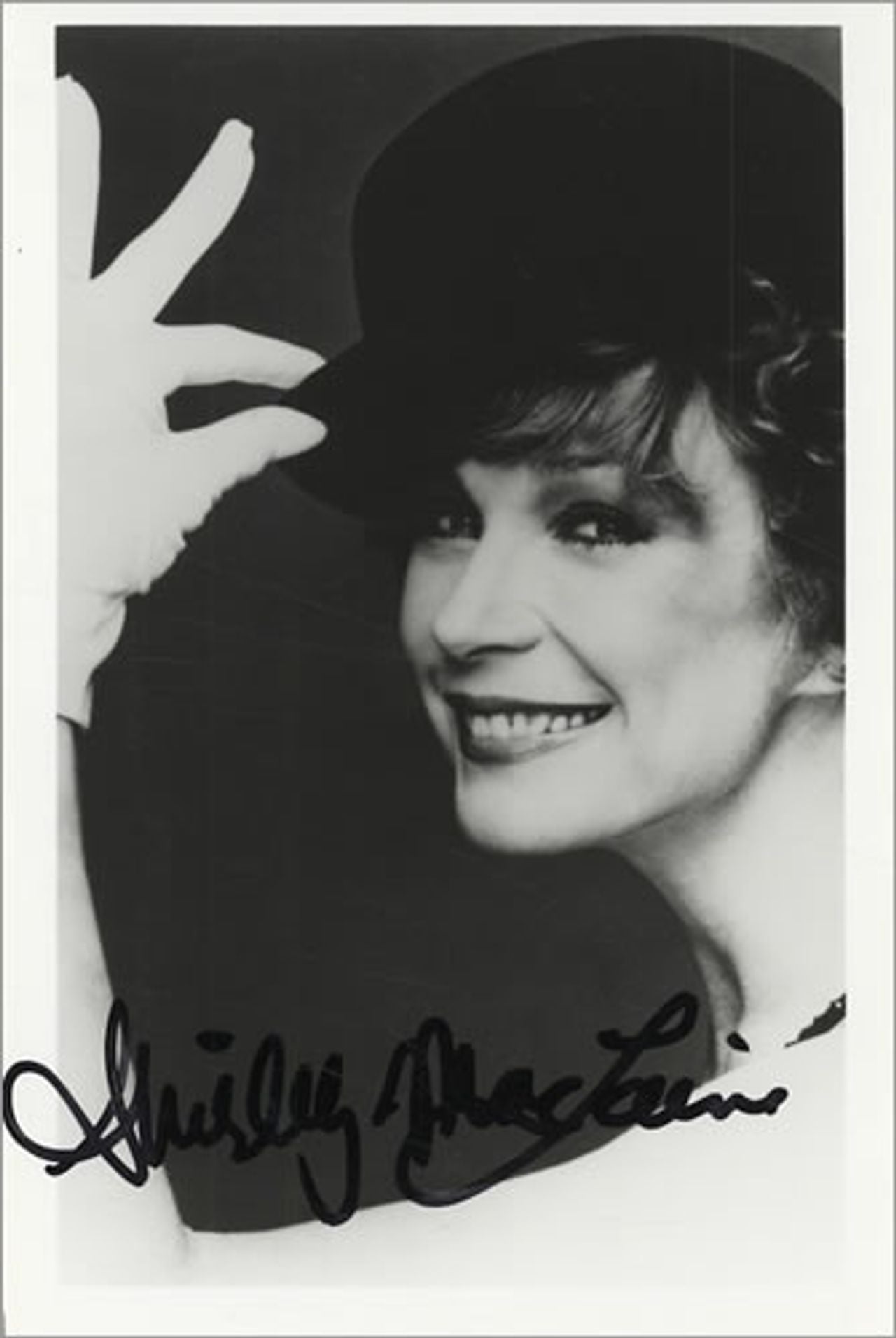 Shirley MacLaine Signed Photograph UK photograph SIGNED PHOTO
