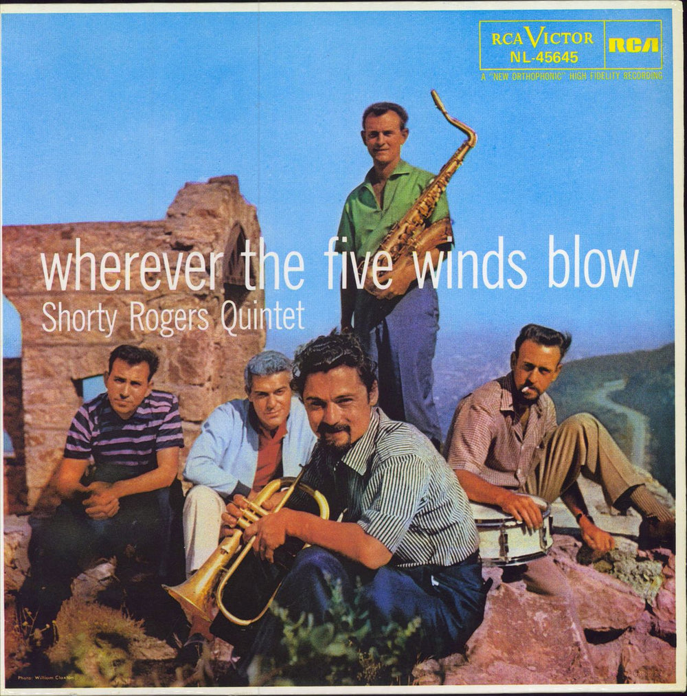 Shorty Rogers Wherever The Five Winds Blow Spanish vinyl LP album (LP record) NL-45645