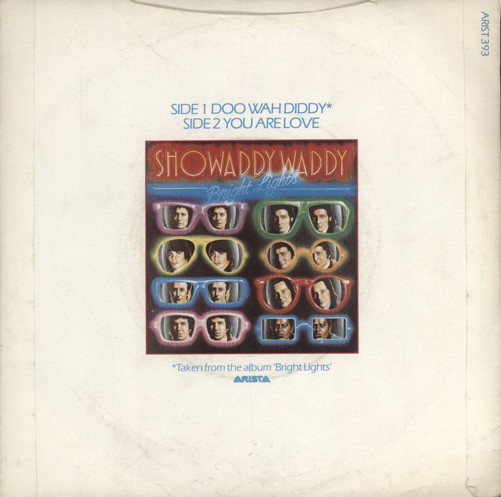 Showaddywaddy Doo Wah Diddy UK 7" vinyl single (7 inch record / 45)