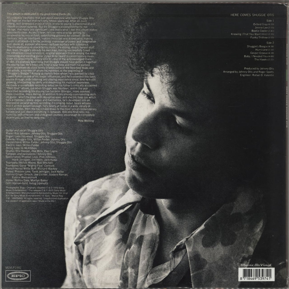 Shuggie Otis Here Comes Shuggie Otis - 180 Gram UK vinyl LP album (LP record)