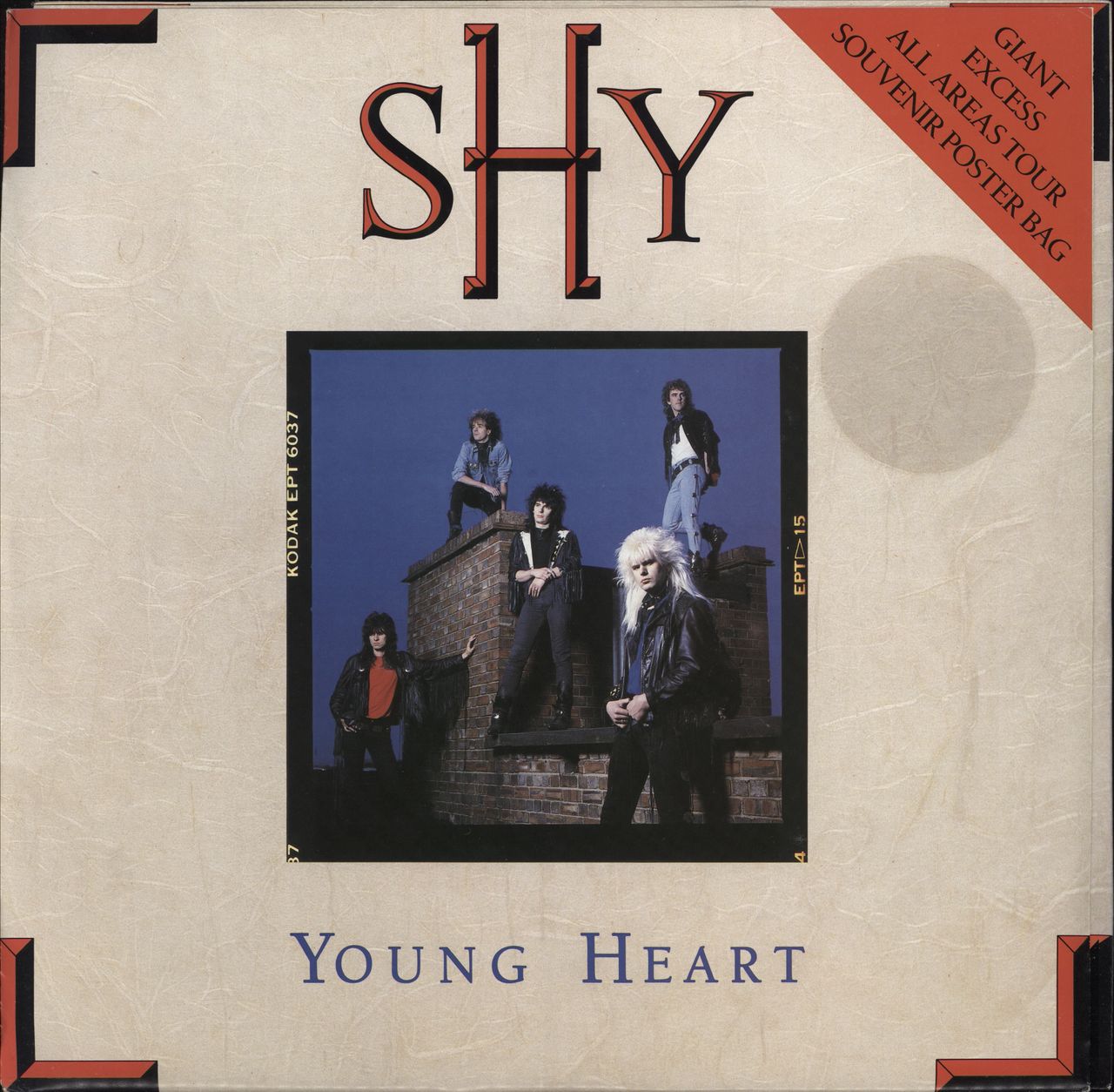 Shy Young Heart - Poster Sleeve UK 12" vinyl single (12 inch record / Maxi-single) PT41296P