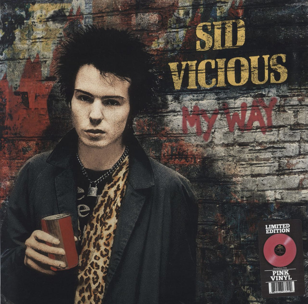 Sid Vicious My Way - Pink Vinyl - Sealed US 12" vinyl single (12 inch record / Maxi-single) CLO2332