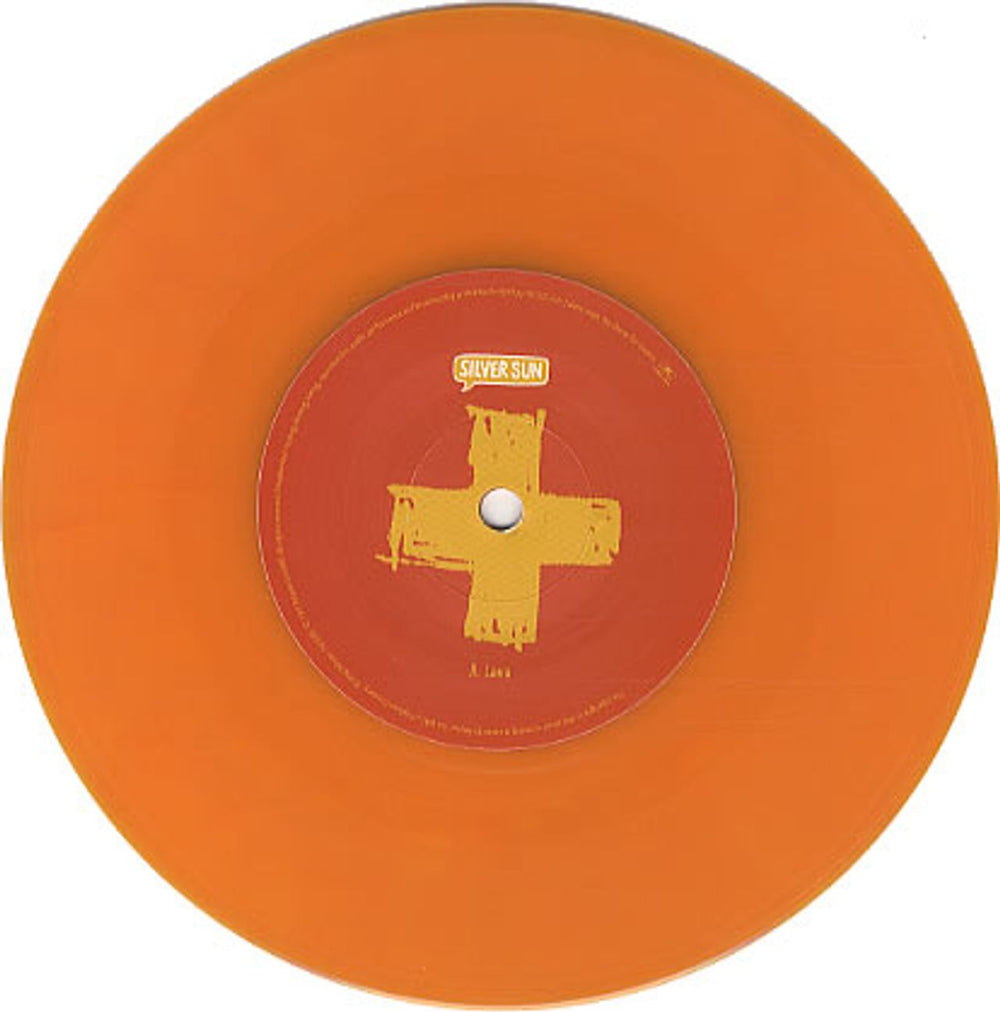 Silver Sun Lava - Orange Vinyl UK 7" vinyl single (7 inch record / 45) SVN07LA95982