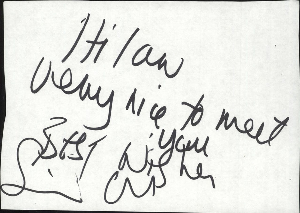 Simon Cowell Autograph UK memorabilia AUTOGRAPH