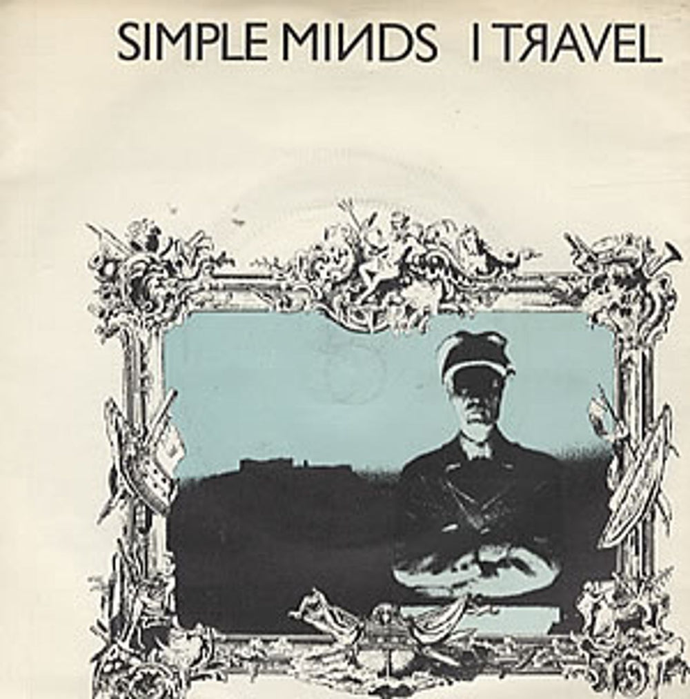 Simple Minds I Travel UK 7" vinyl single (7 inch record / 45) ARIST372