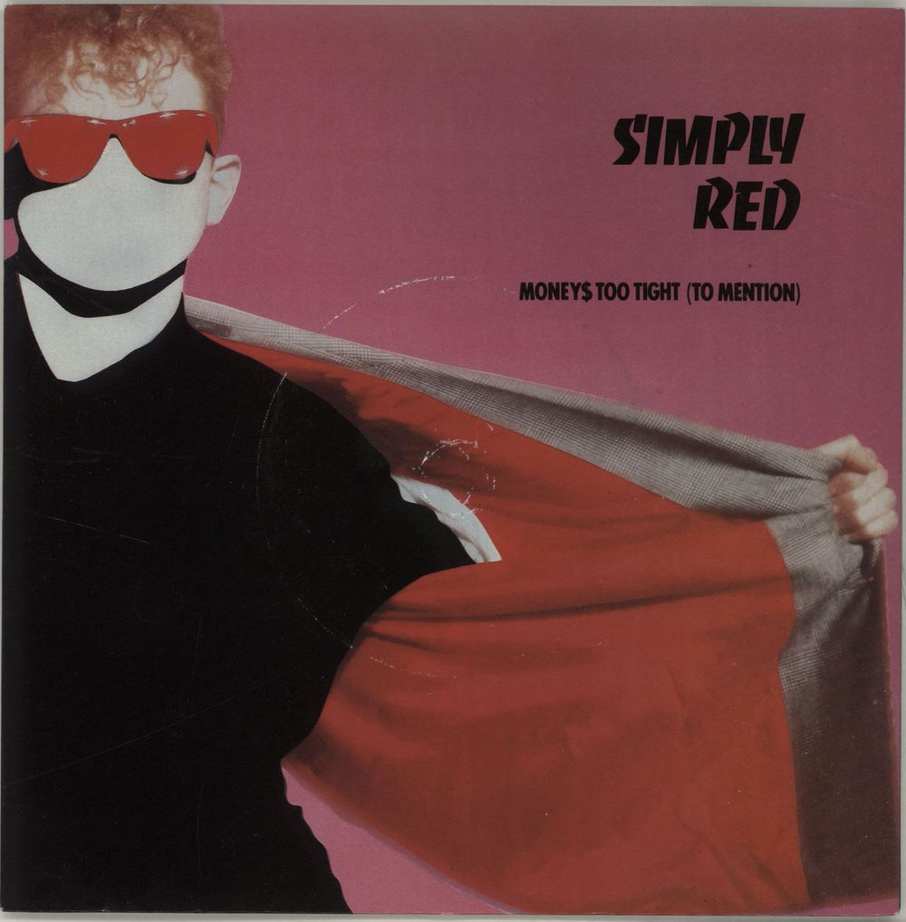 Simply Red Money's Too Tight (To Mention) - Die-Cut Sleeve UK 7" vinyl single (7 inch record / 45) EKR9