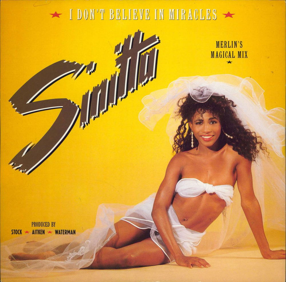 Sinitta I Don't Believe In Miracles UK 12" vinyl single (12 inch record / Maxi-single) 12FAN16