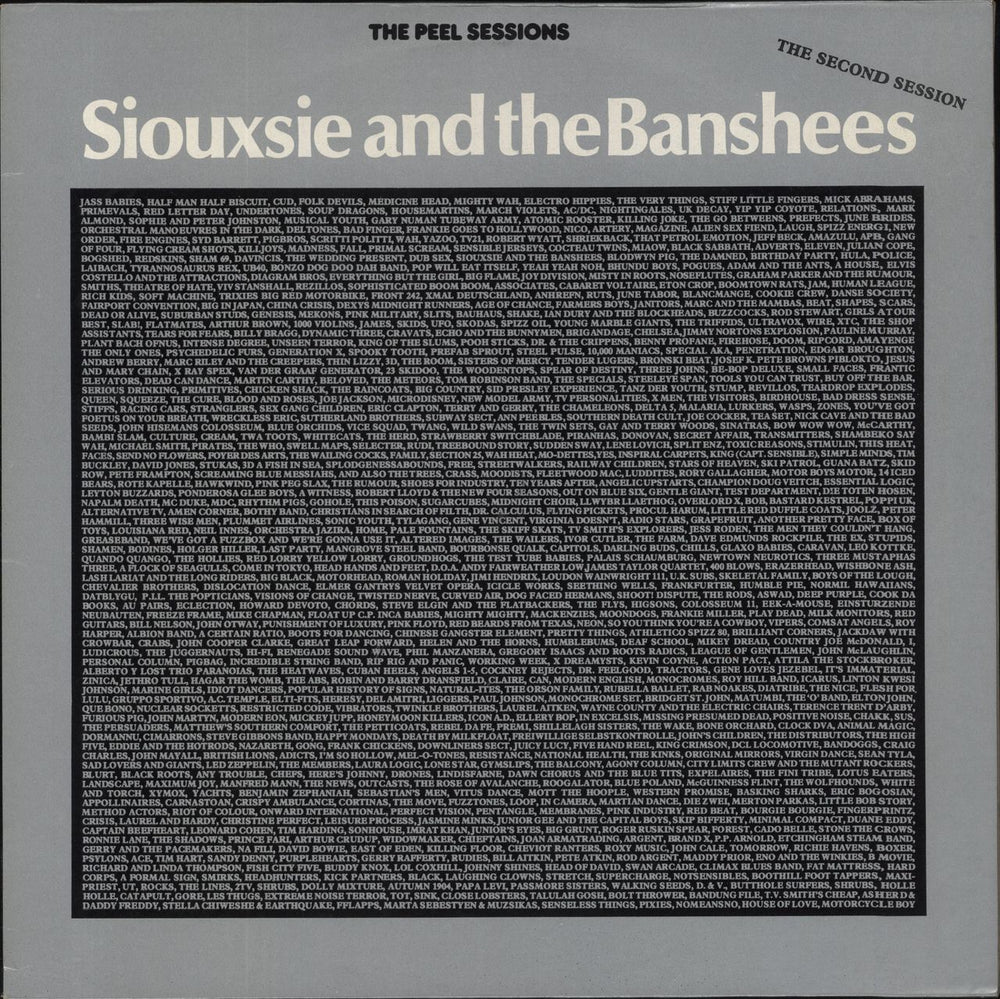 Siouxsie & The Banshees The Peel Sessions - The Second Session UK 12" vinyl single (12 inch record / Maxi-single) SFPS066