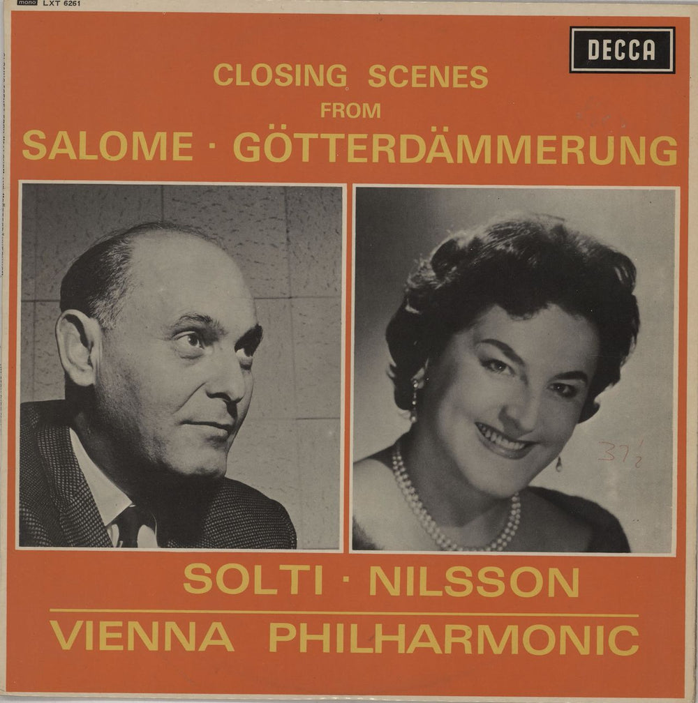 Sir Georg Solti Closing Scenes From Salome / Götterdämmerung UK vinyl LP album (LP record) LXT6261