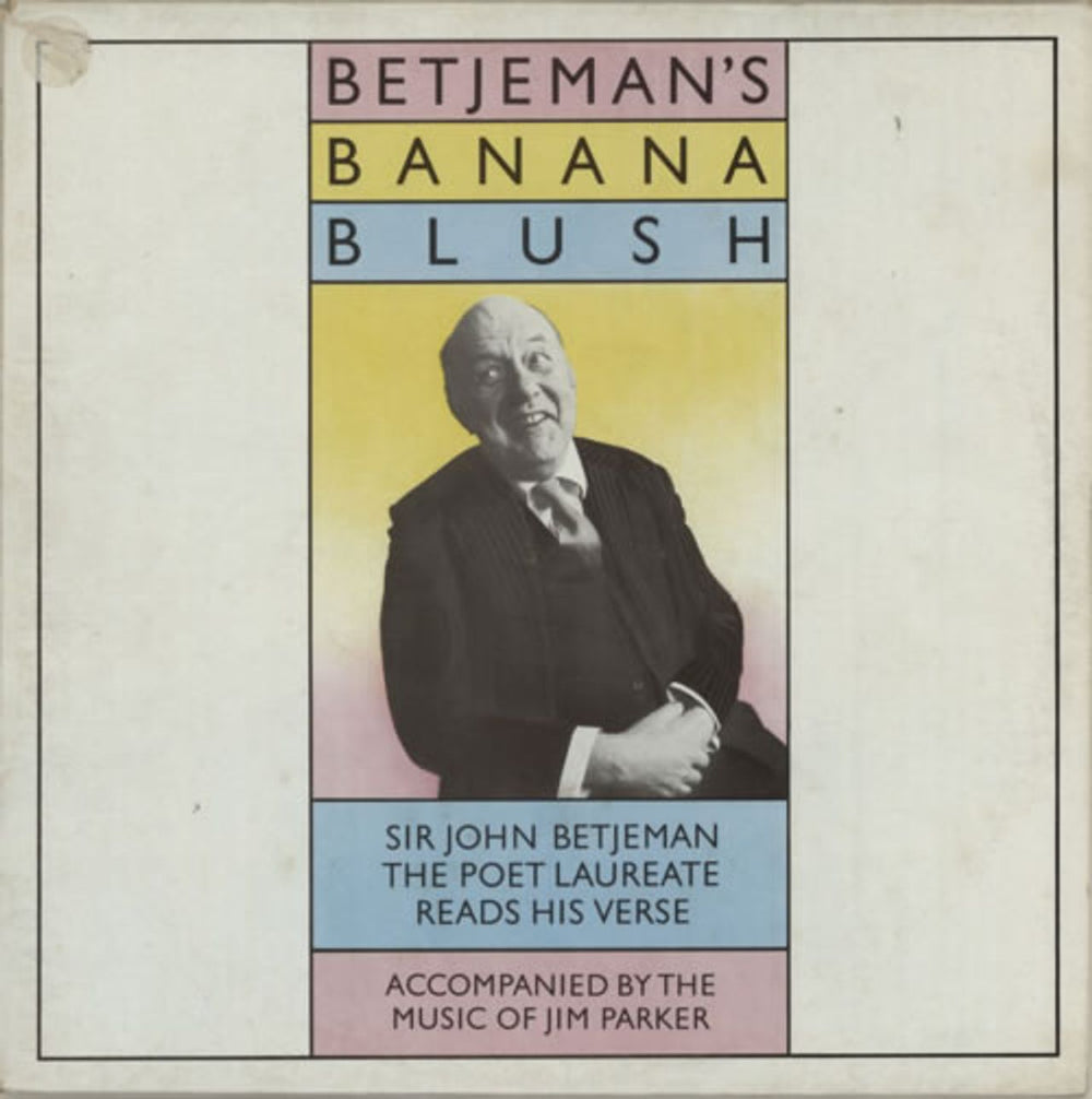 Sir John Betjeman Betjeman's Banana Blush UK vinyl LP album (LP record) CAS1086