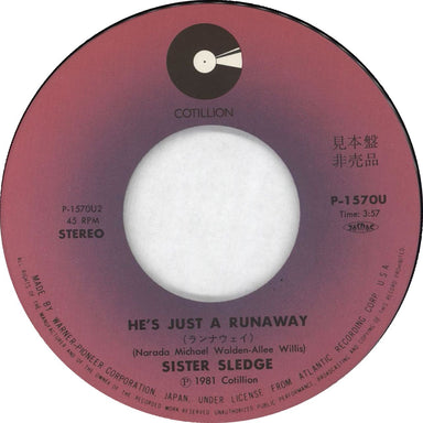 Sister Sledge He's Just A Runaway (A Tribute To Bob Marley) +