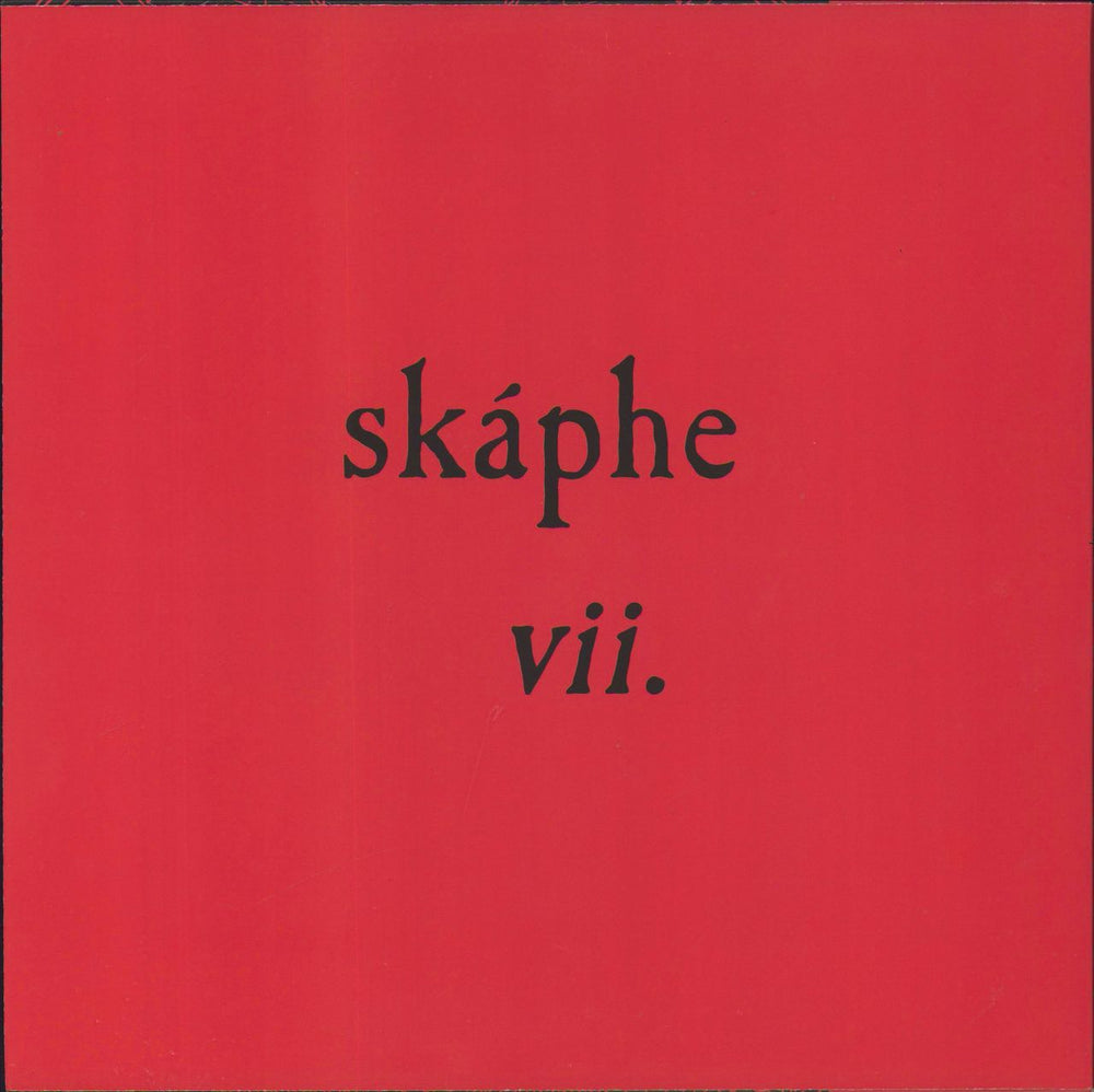 Skáphe Untitled - Red Vinyl US vinyl LP album (LP record)