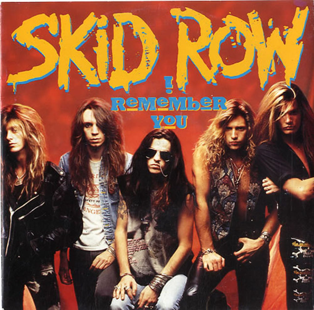 Skid Row (80s) I Remember You UK 7" vinyl single (7 inch record / 45) A8886