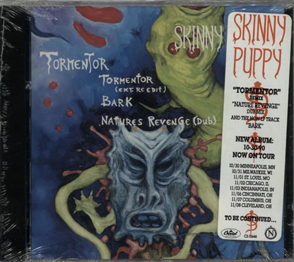 Skinny Puppy Tormentor - Sealed US CD single (CD5 / 5") C2-15644