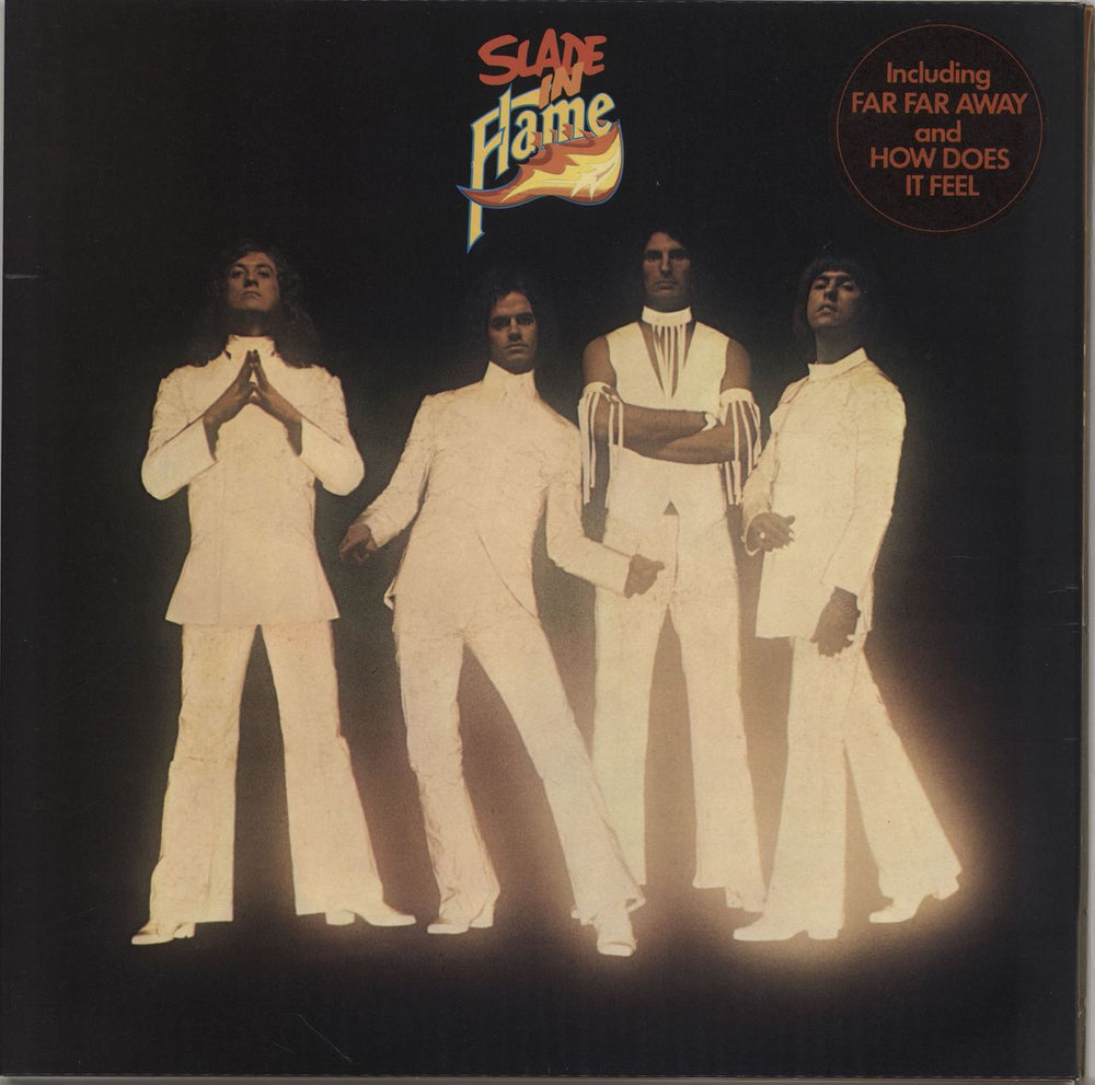 Slade Slade In Flame - Hype stickered - WOL UK vinyl LP album (LP record) 2442126