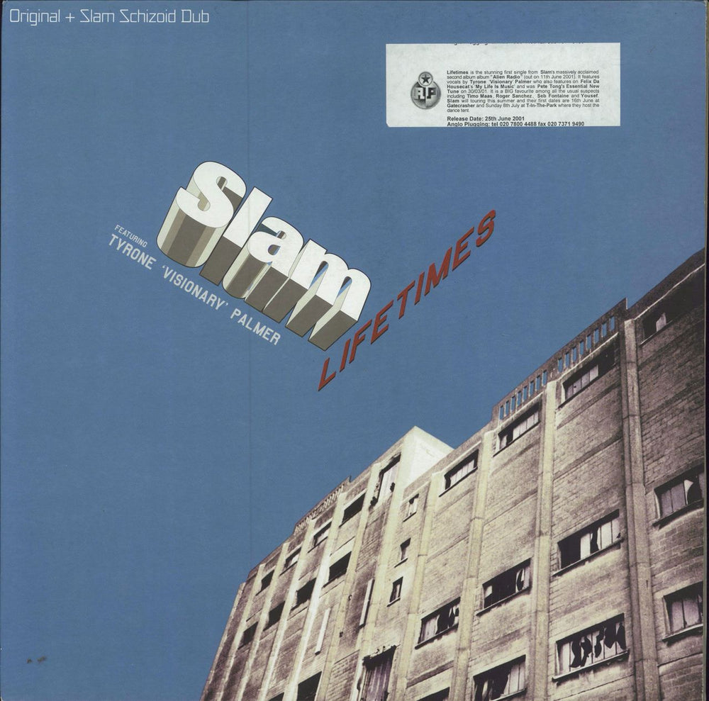 Slam Lifetimes UK 12" vinyl single (12 inch record / Maxi-single) SOMA107