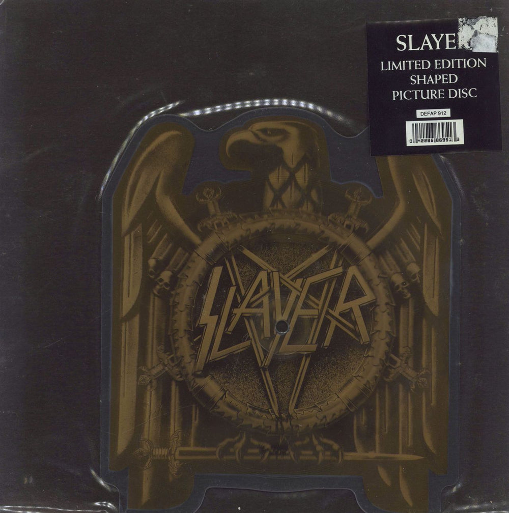 Slayer Seasons In The Abyss UK shaped picture disc (picture disc vinyl record) DEFAP912